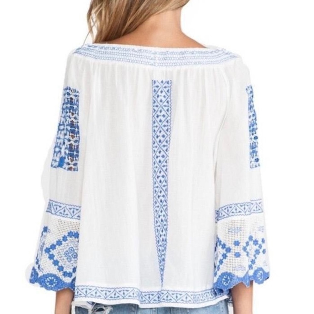Free People Silver Springs Peasant Top - Picture 3 of 12